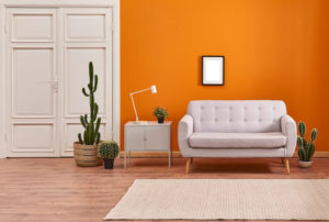 Orange Color Room